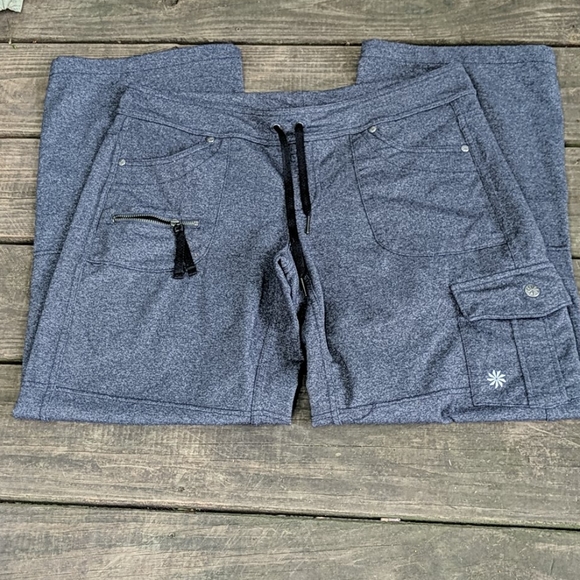• Athleta Grey Sweat Pants • - Picture 2 of 4